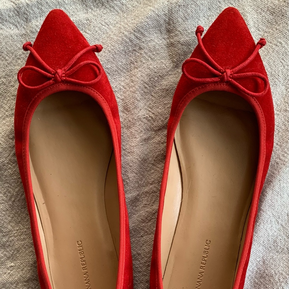 Banana Republic Pointy Toe Ballet Flats